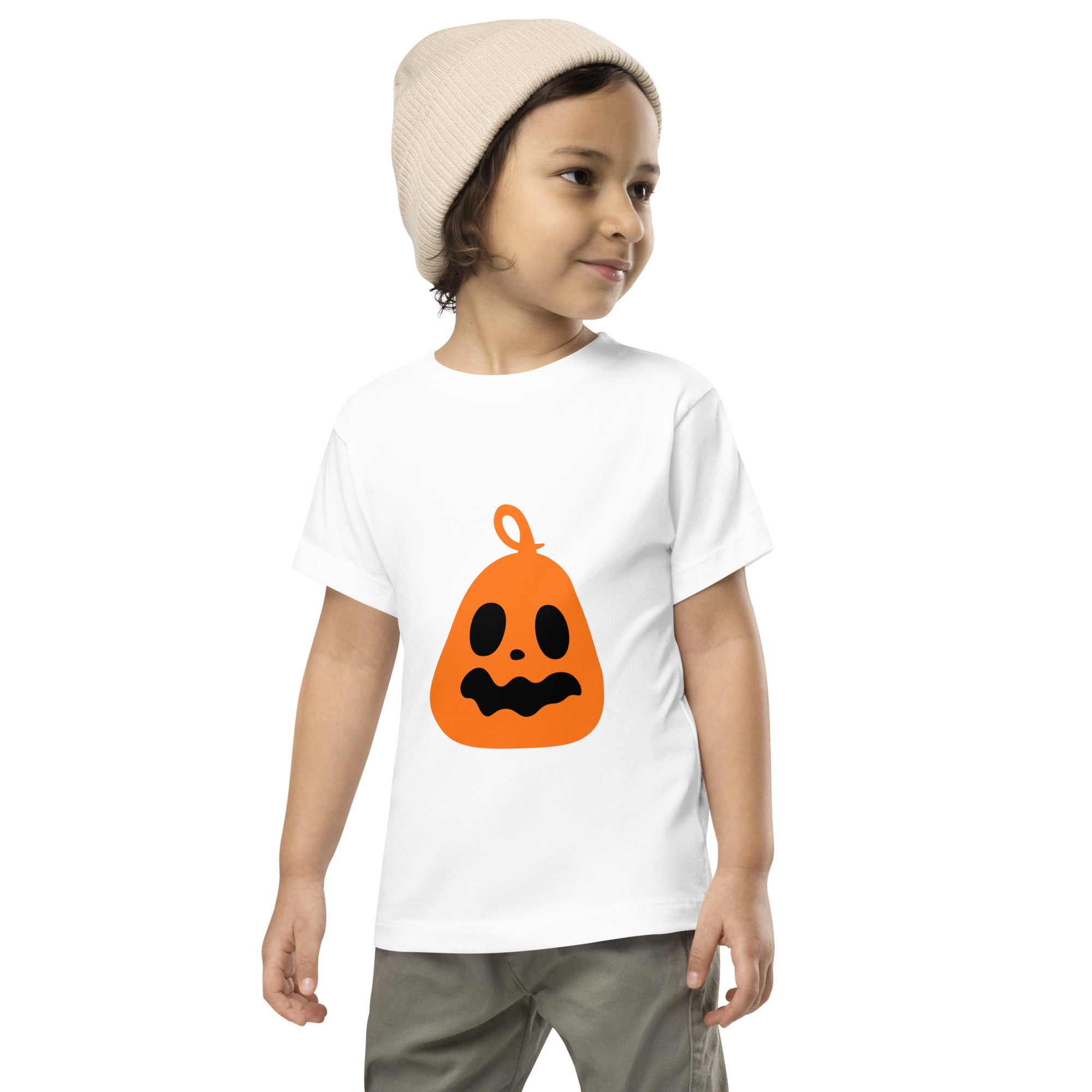 Toddler Short Sleeve Tee-Scary Pumpkin IV