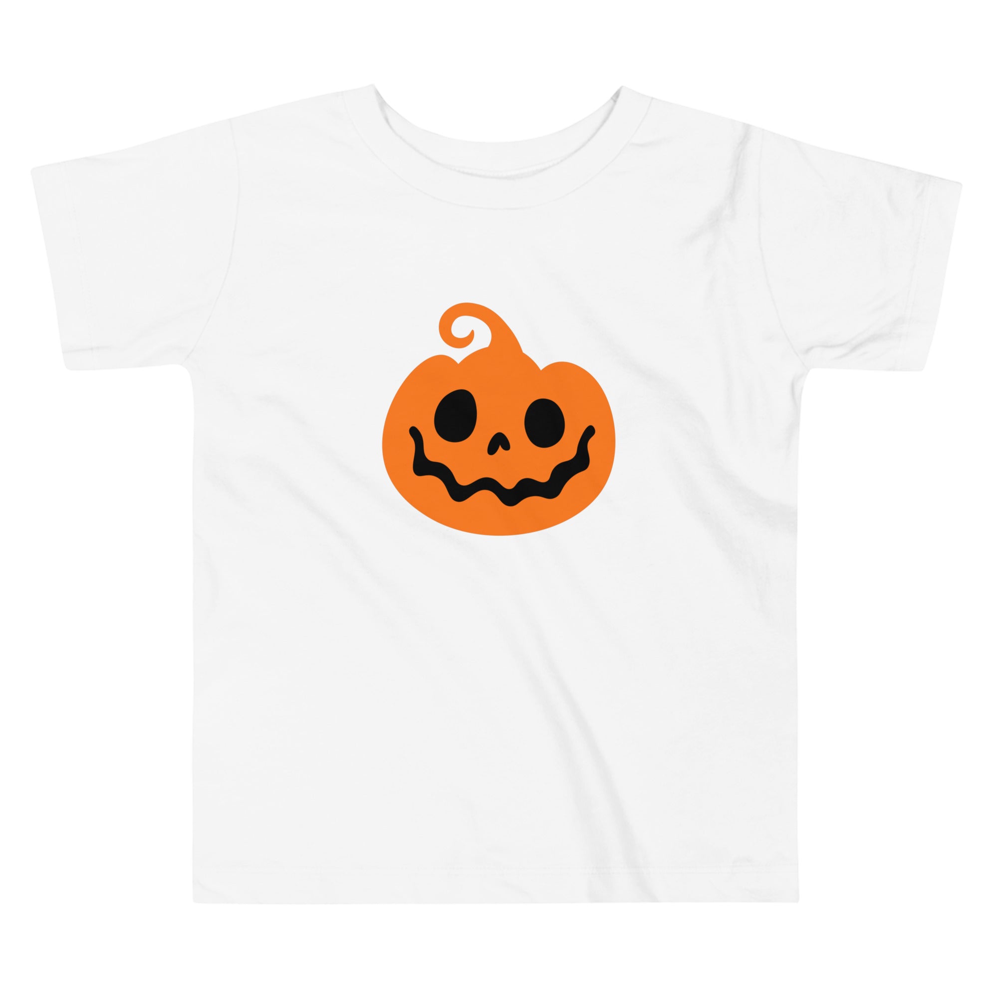 Toddler Short Sleeve Tee-Scary Pumpkin III