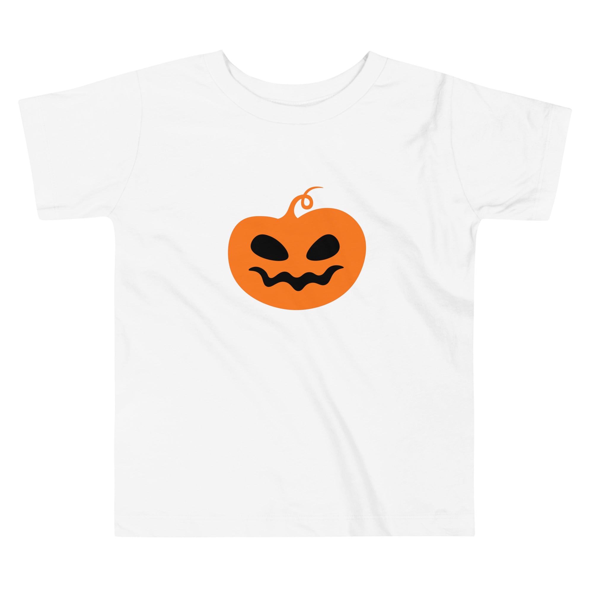 Toddler Short Sleeve Tee-Scary Pumpkin I