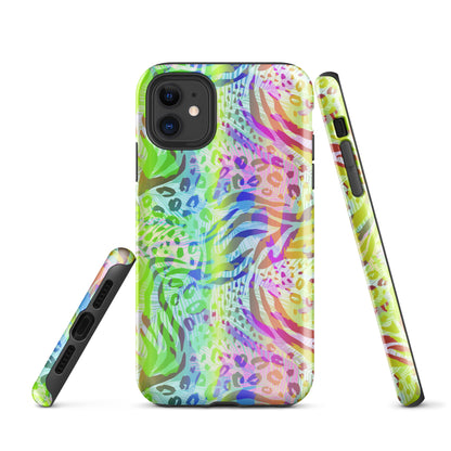 Tough Case for iPhone®- Animal Print Pattern II