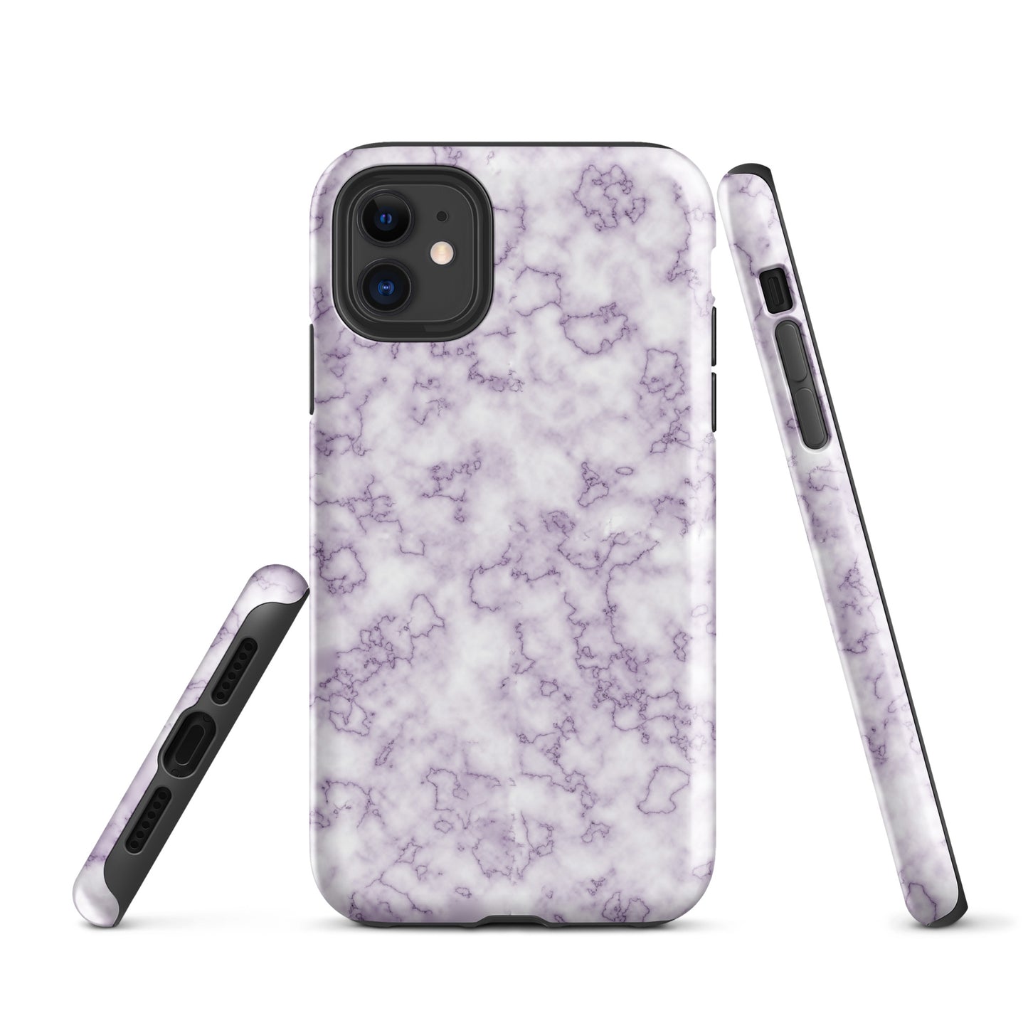 Tough Case for iPhone®- Purple Marble