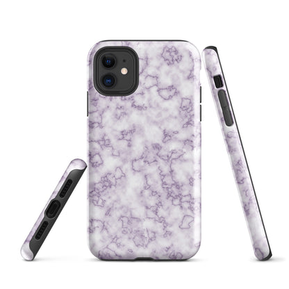 Tough Case for iPhone®- Purple Marble