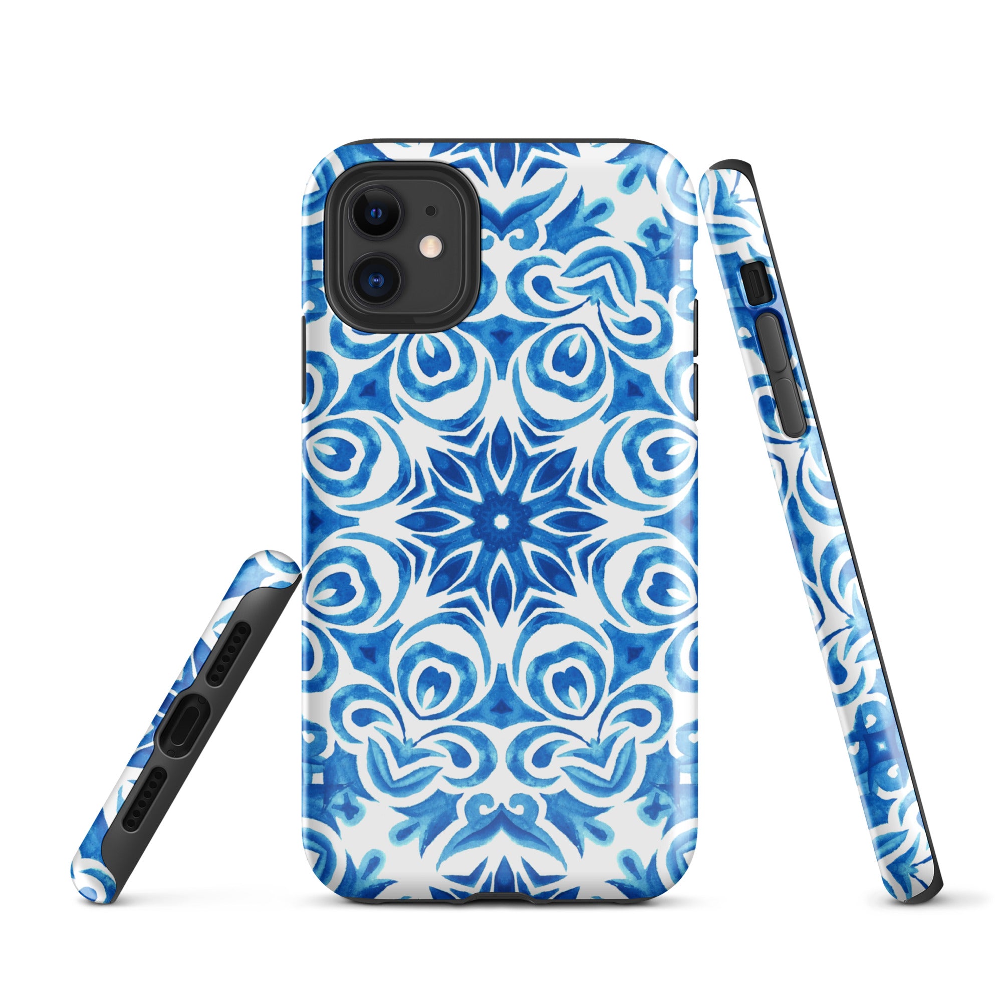 Tough Case for iPhone®- Majolica Pattern II