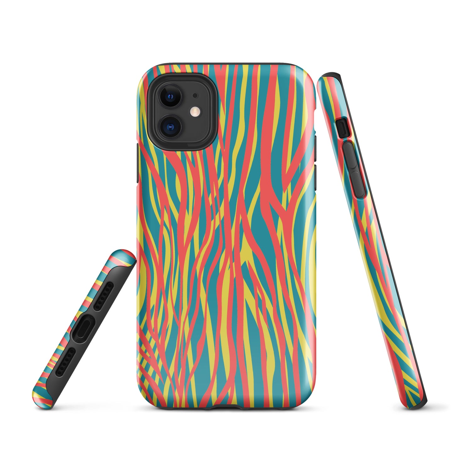 Tough Case for iPhone®- Funky Zebra Pattern III