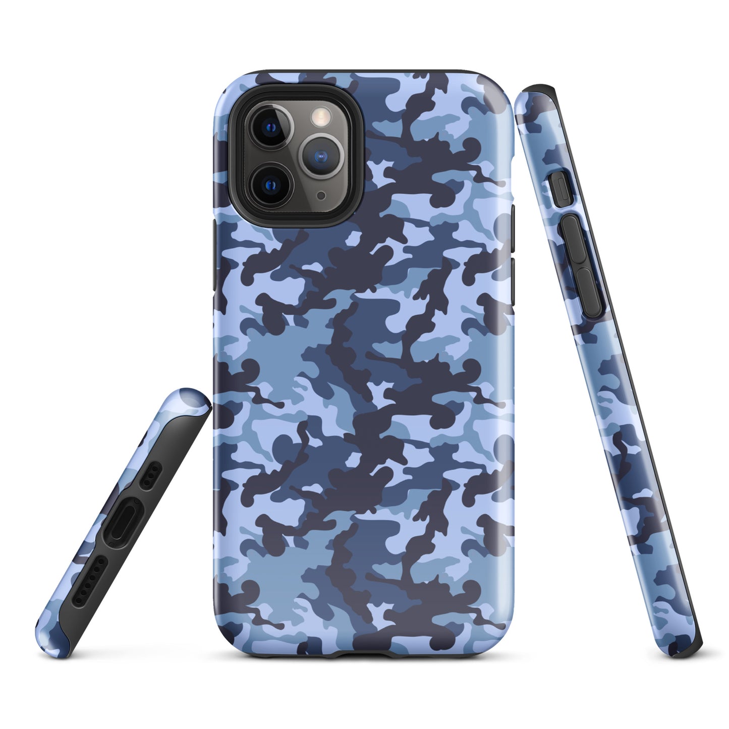 Tough Case for iPhone®- Camo Navy
