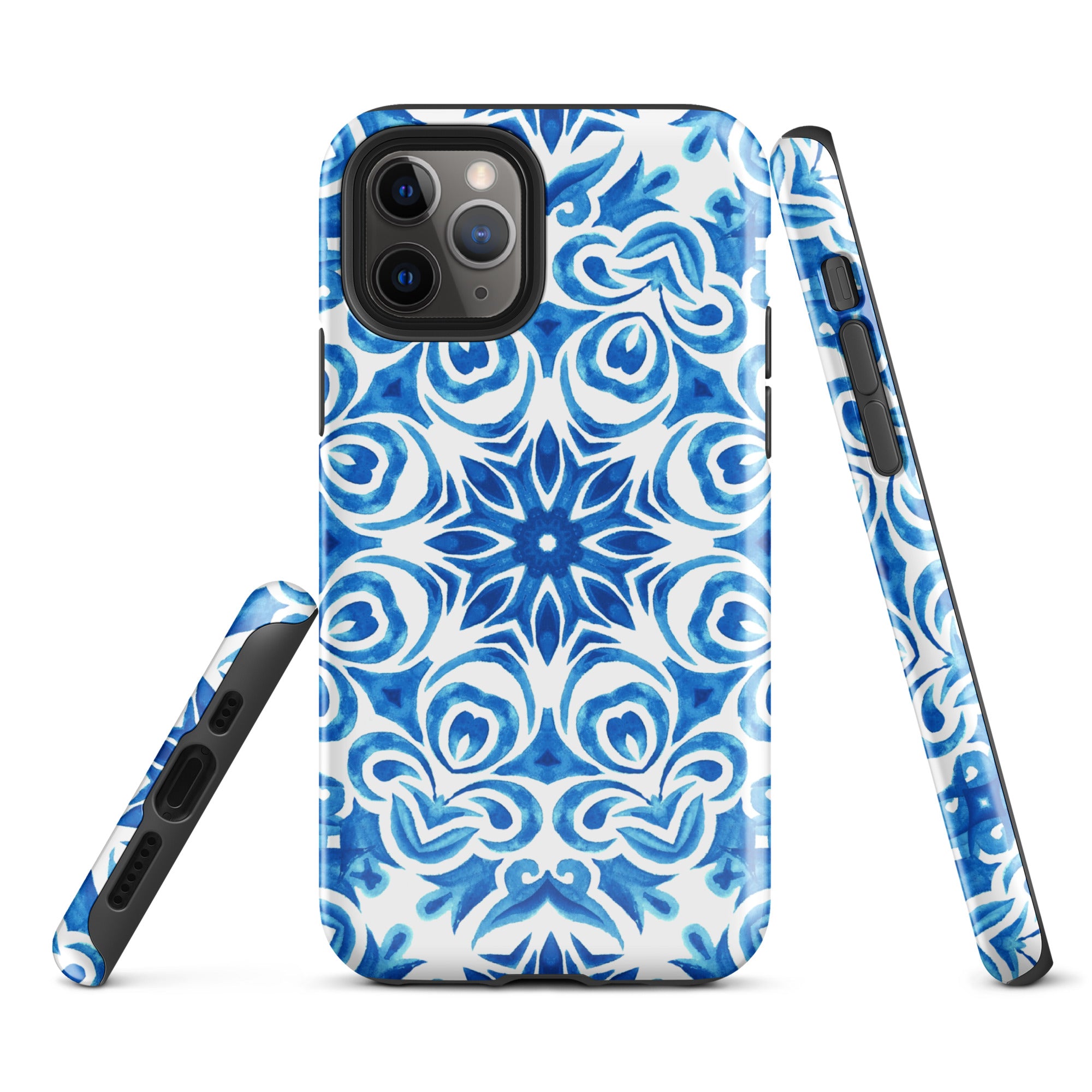 Tough Case for iPhone®- Majolica Pattern II
