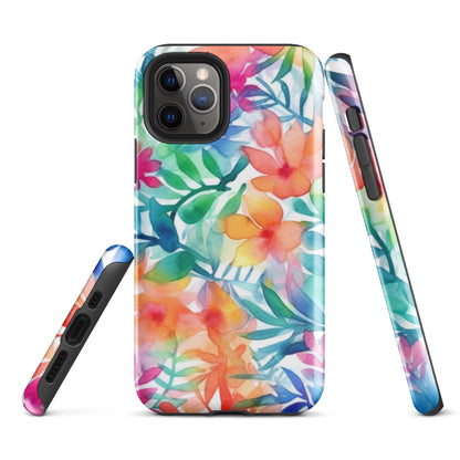 Tough Case for iPhone®- Floral Pattern III