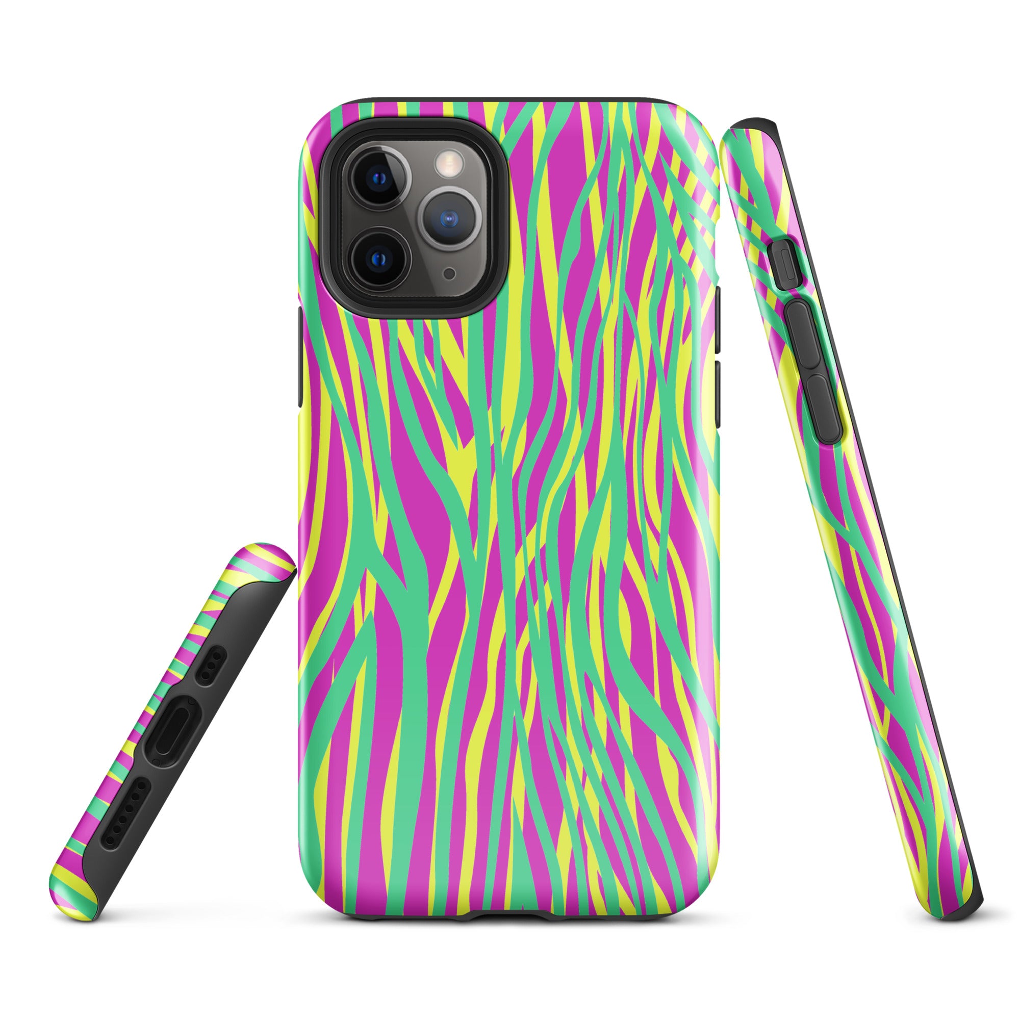 Tough Case for iPhone®- Funky Zebra Pattern II