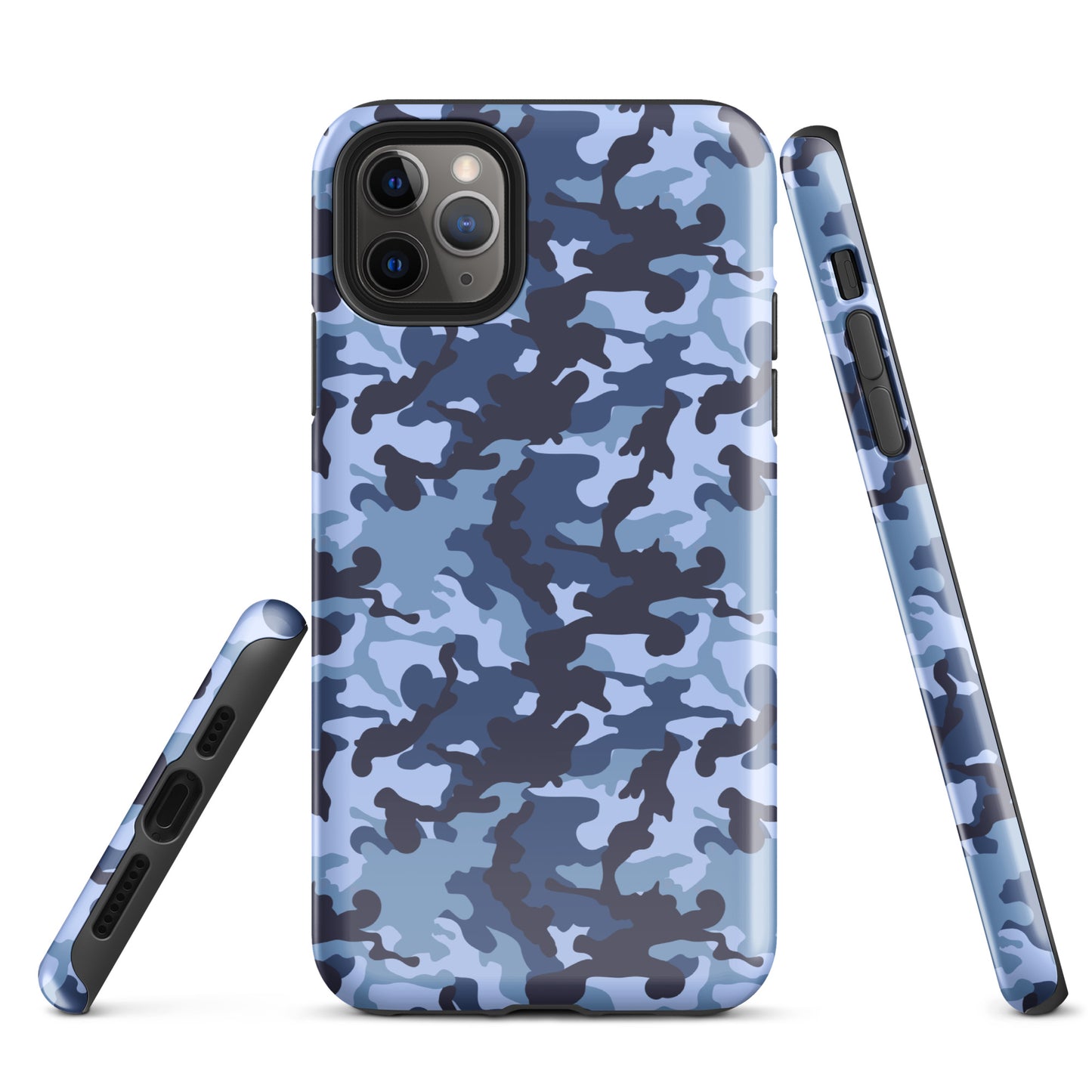 Tough Case for iPhone®- Camo Navy