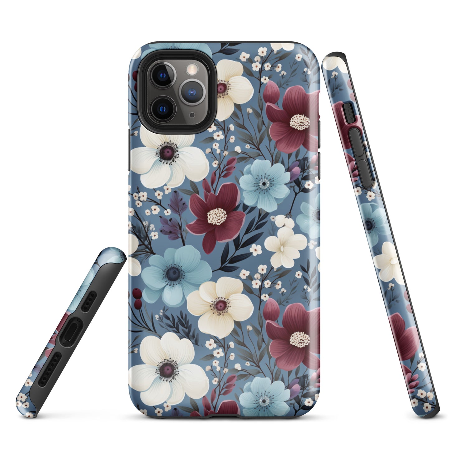 Tough Case for iPhone®- Floral Pattern II