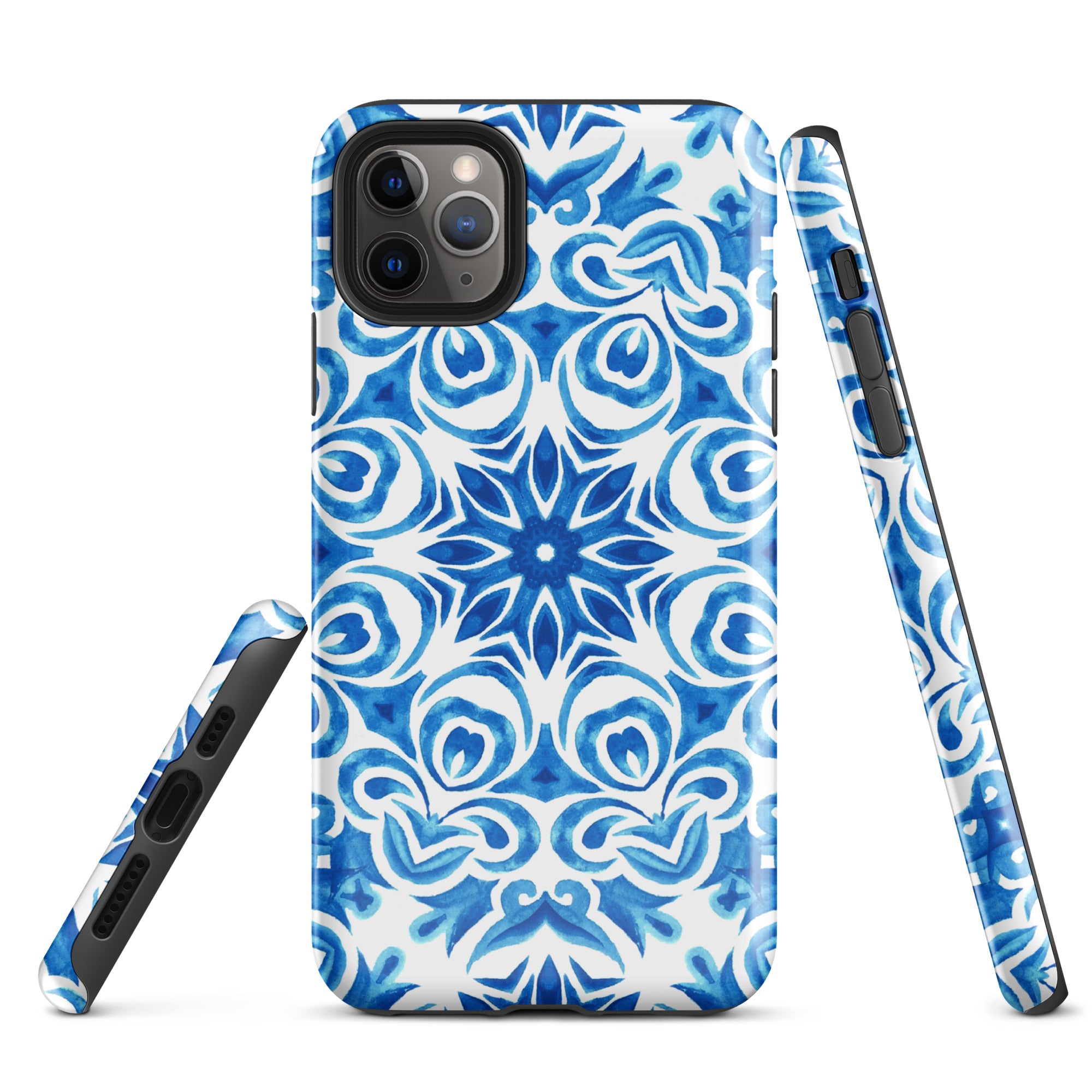 Tough Case for iPhone®- Majolica Pattern II