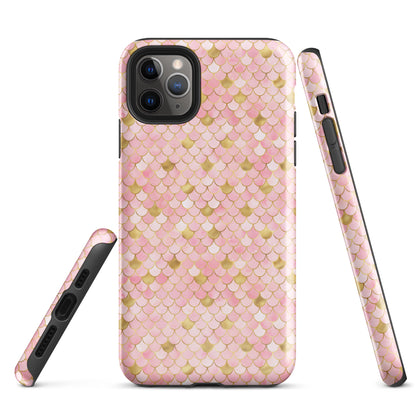 Tough Case for iPhone®- Mermaid Skin Pink