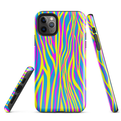Tough Case for iPhone®- Funky Zebra Pattern IV