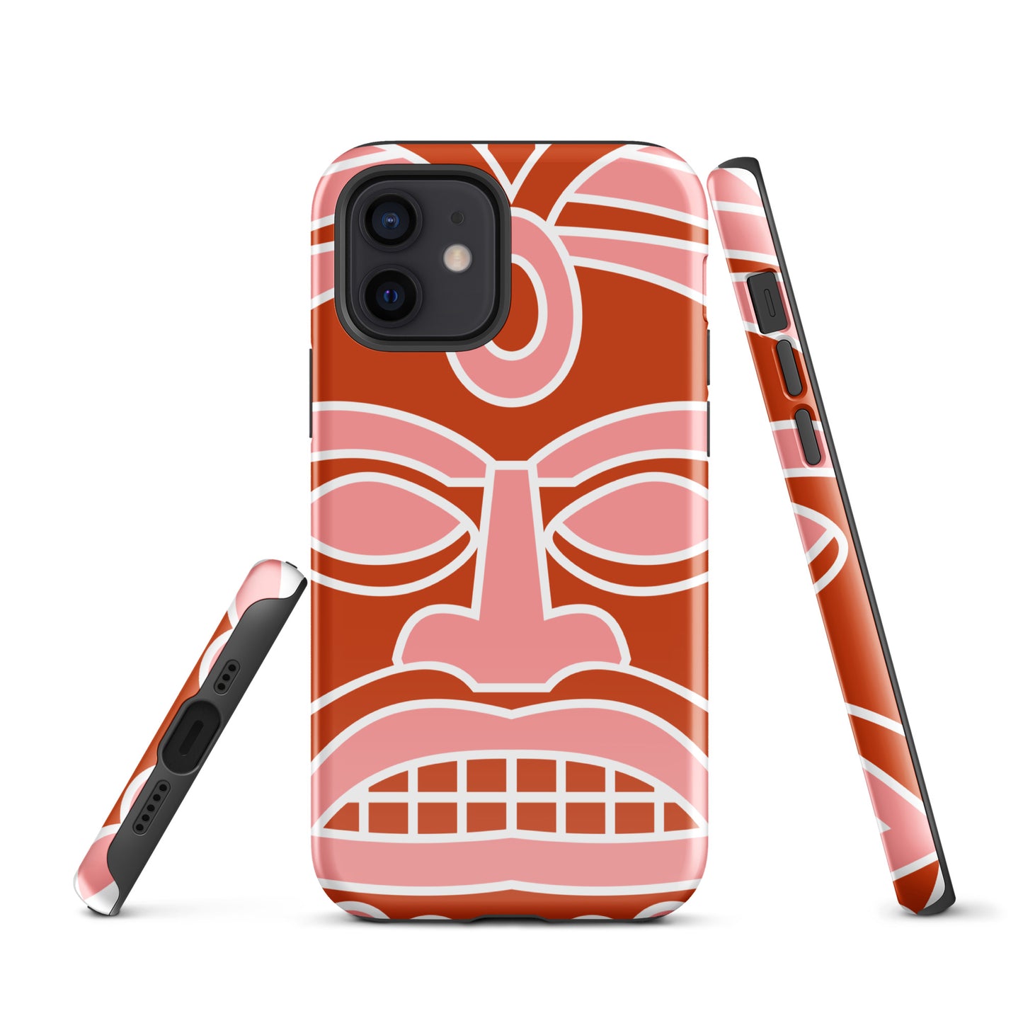 Tough Case for iPhone®- Totem Mask Red