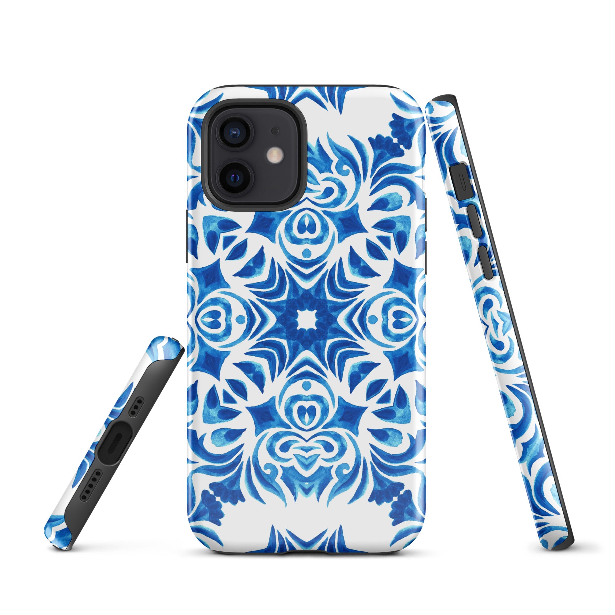 Tough Case for iPhone®- Majolica Pattern III