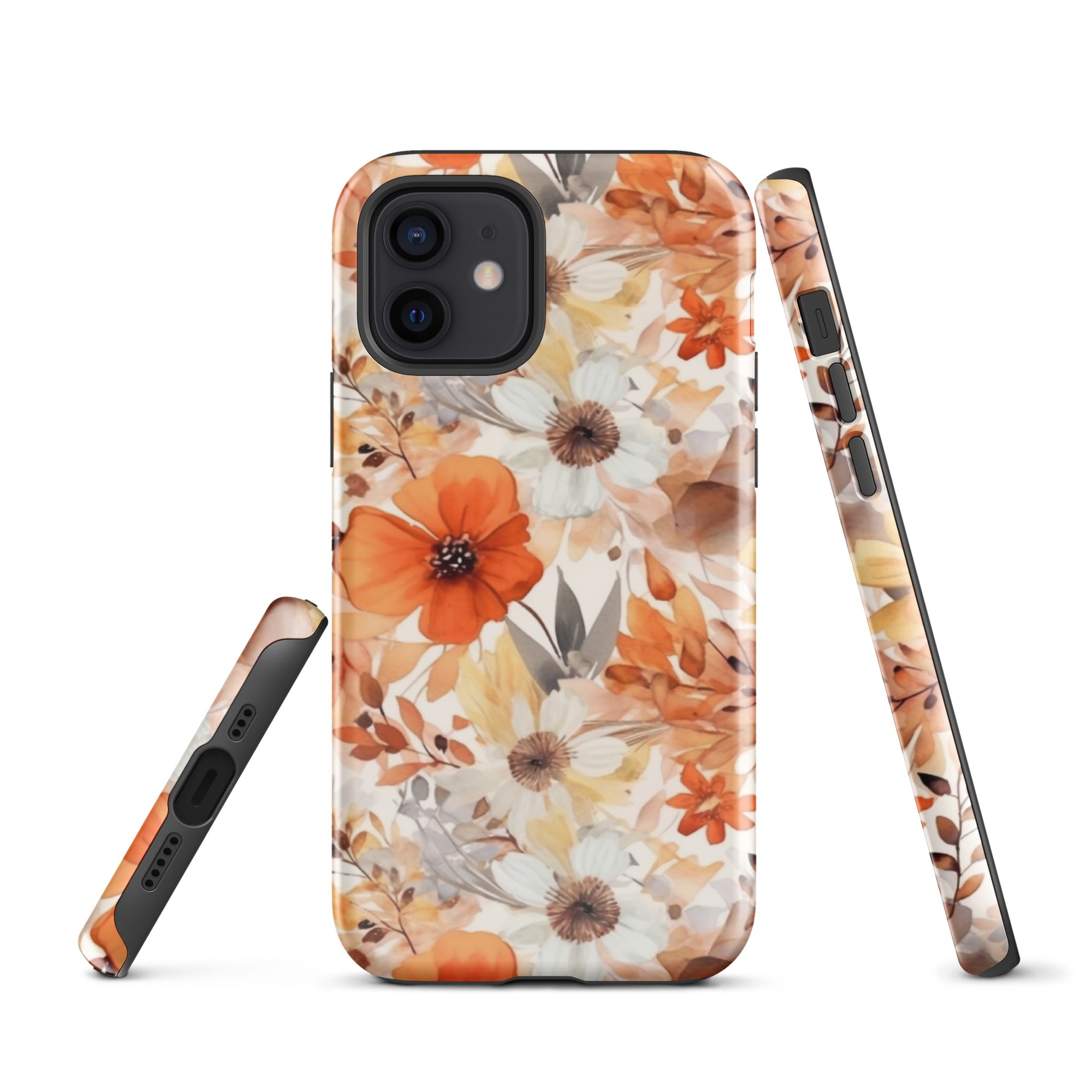 Tough Case for iPhone®- Floral Pattern 01