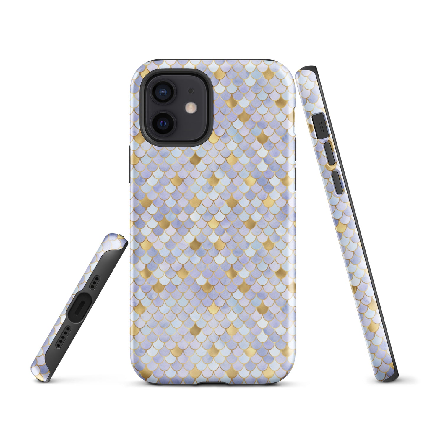Tough Case for iPhone®- Mermaid Skin Purple