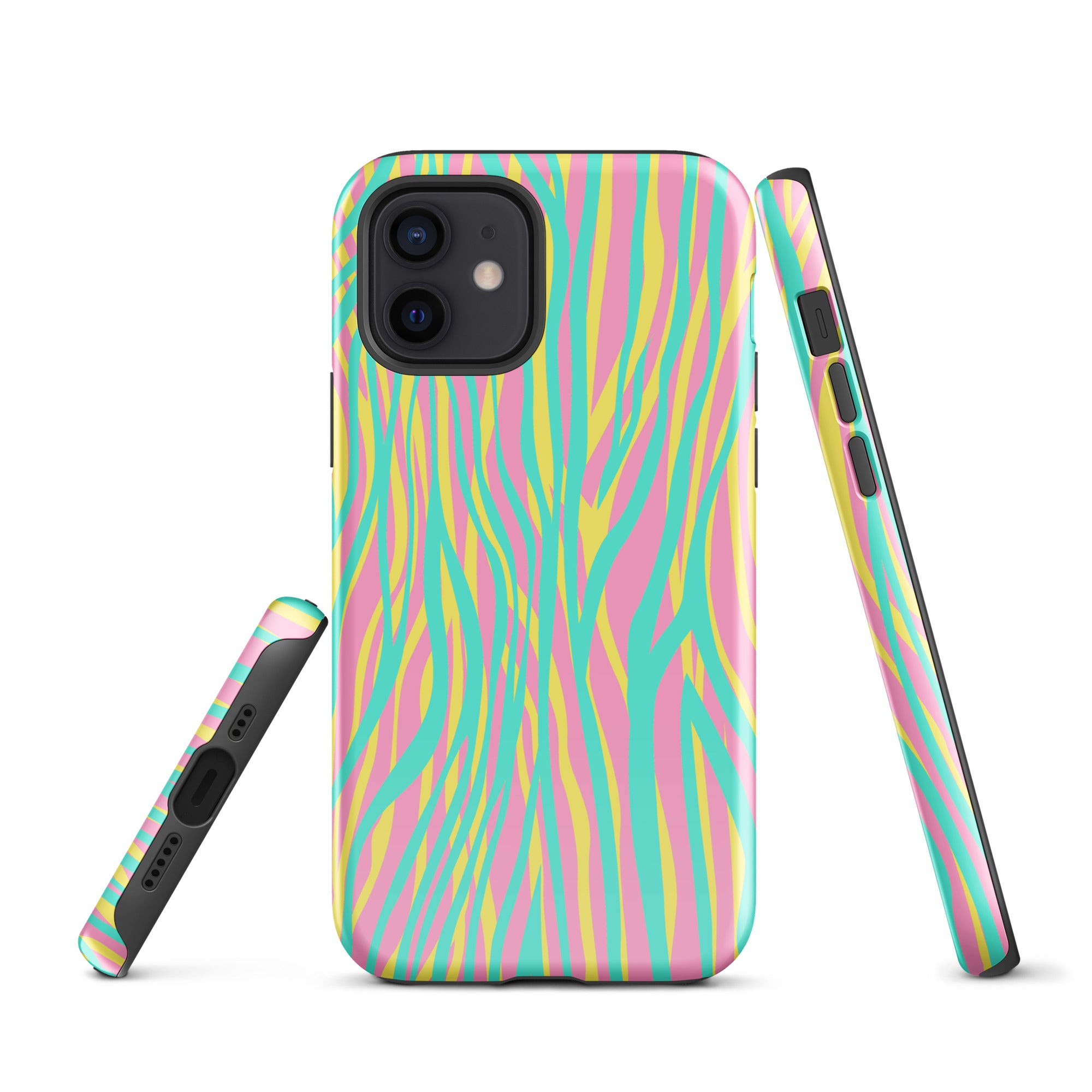 Tough Case for iPhone®- Funky Zebra Pattern 01