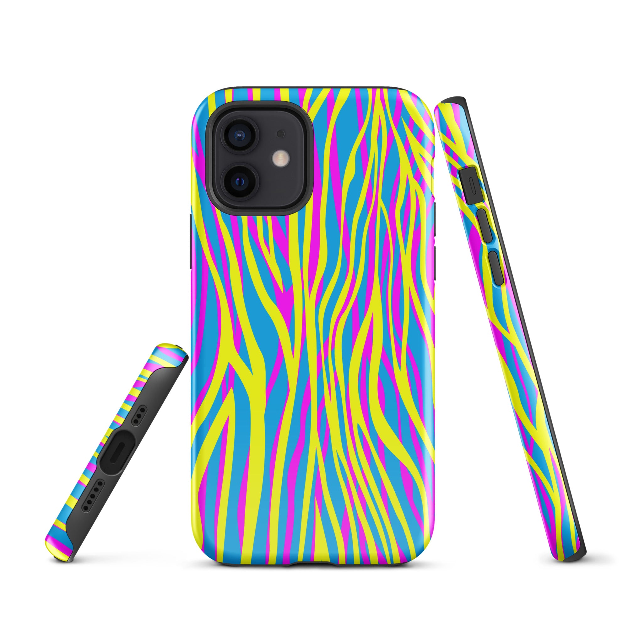 Tough Case for iPhone®- Funky Zebra Pattern 04