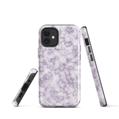 Tough Case for iPhone®- Purple Marble