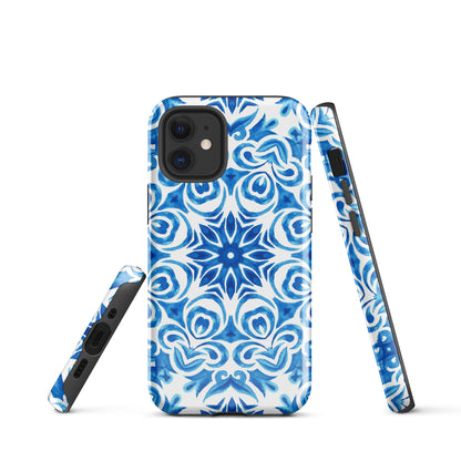 Tough Case for iPhone®- Majolica Pattern II
