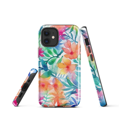 Tough Case for iPhone®- Floral Pattern III