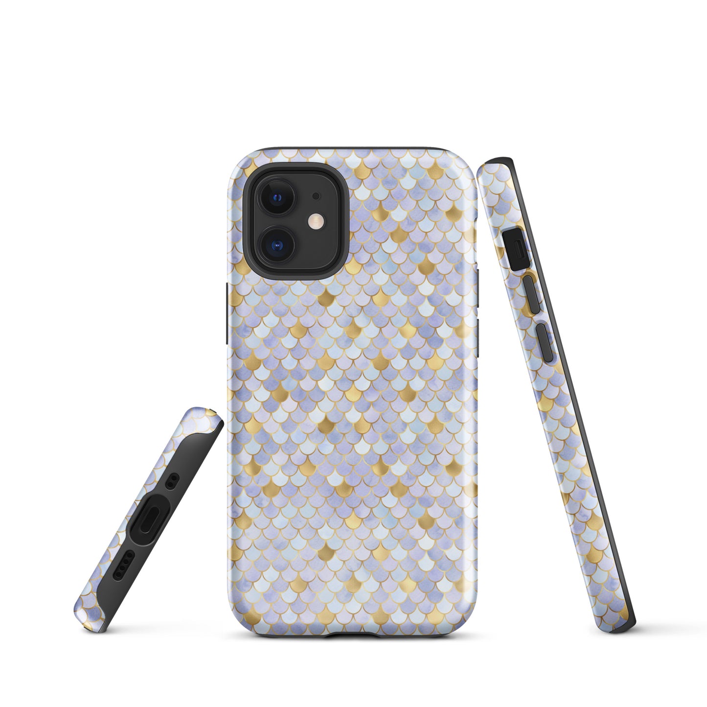 Tough Case for iPhone®- Mermaid Skin Purple