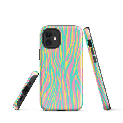 Tough Case for iPhone®- Funky Zebra Pattern I