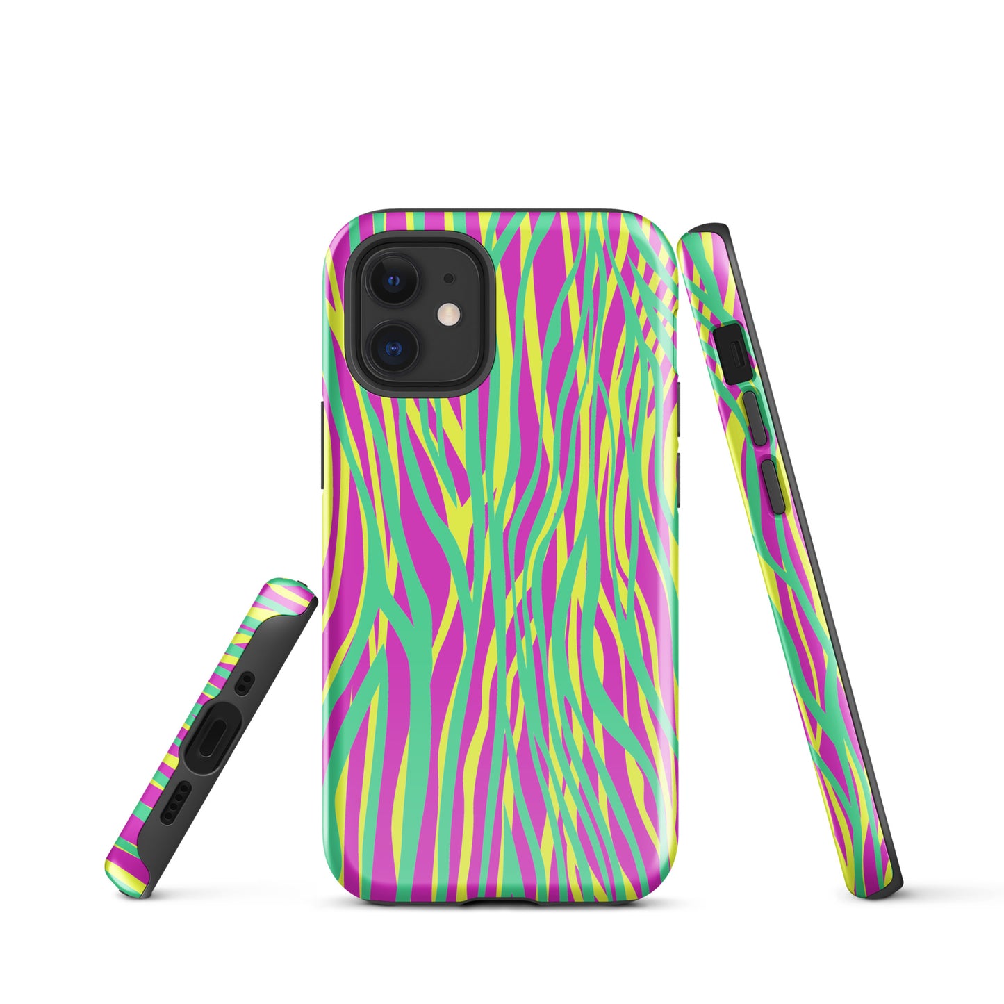Tough Case for iPhone®- Funky Zebra Pattern II