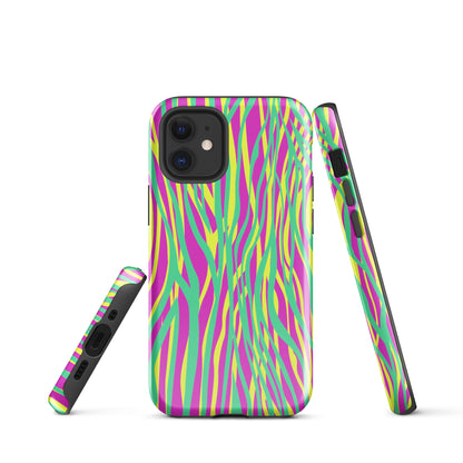 Tough Case for iPhone®- Funky Zebra Pattern II