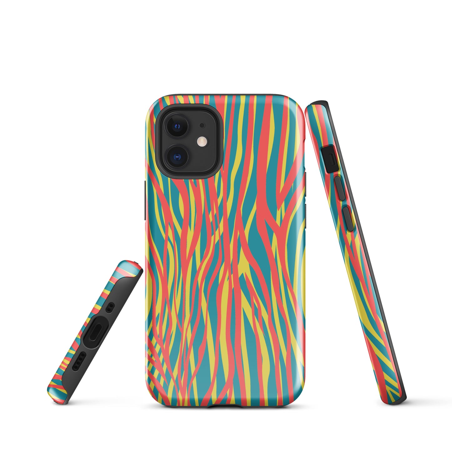 Tough Case for iPhone®- Funky Zebra Pattern III