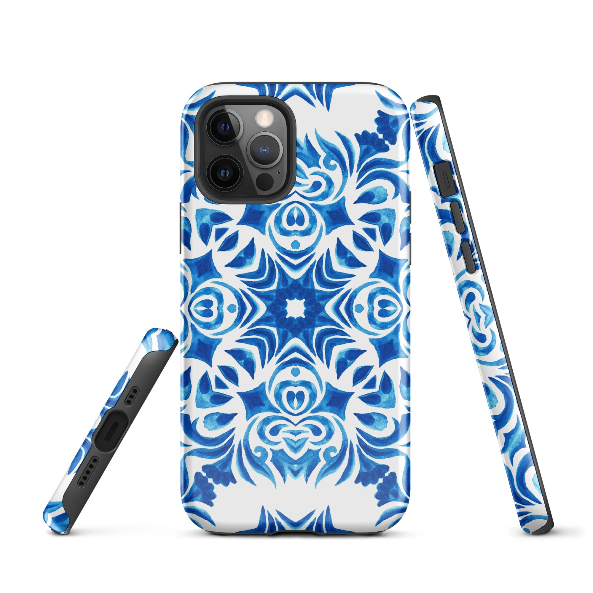 Tough Case for iPhone®- Majolica Pattern III