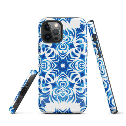 Tough Case for iPhone®- Majolica Pattern III