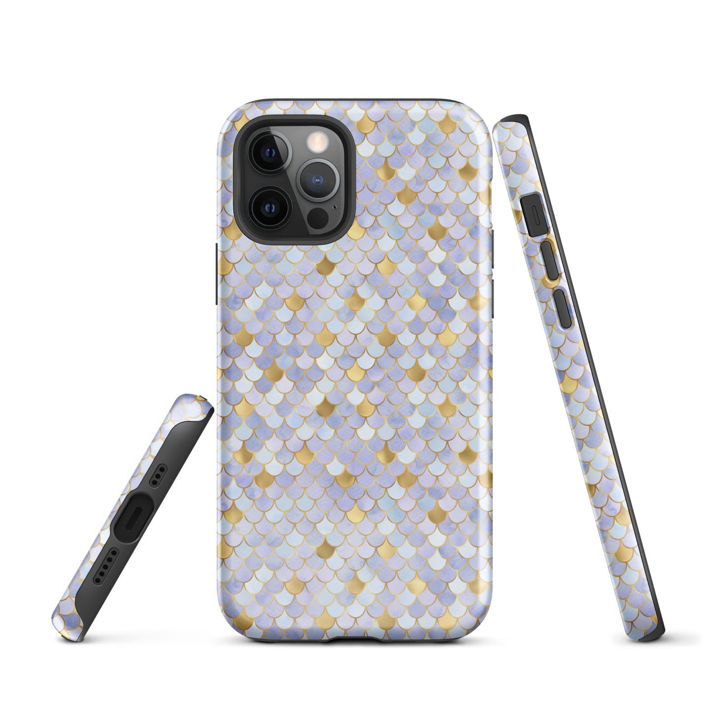 Tough Case for iPhone®- Mermaid Skin Purple