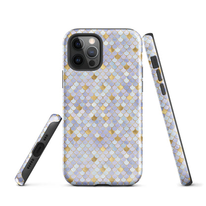 Tough Case for iPhone®- Mermaid Skin Purple