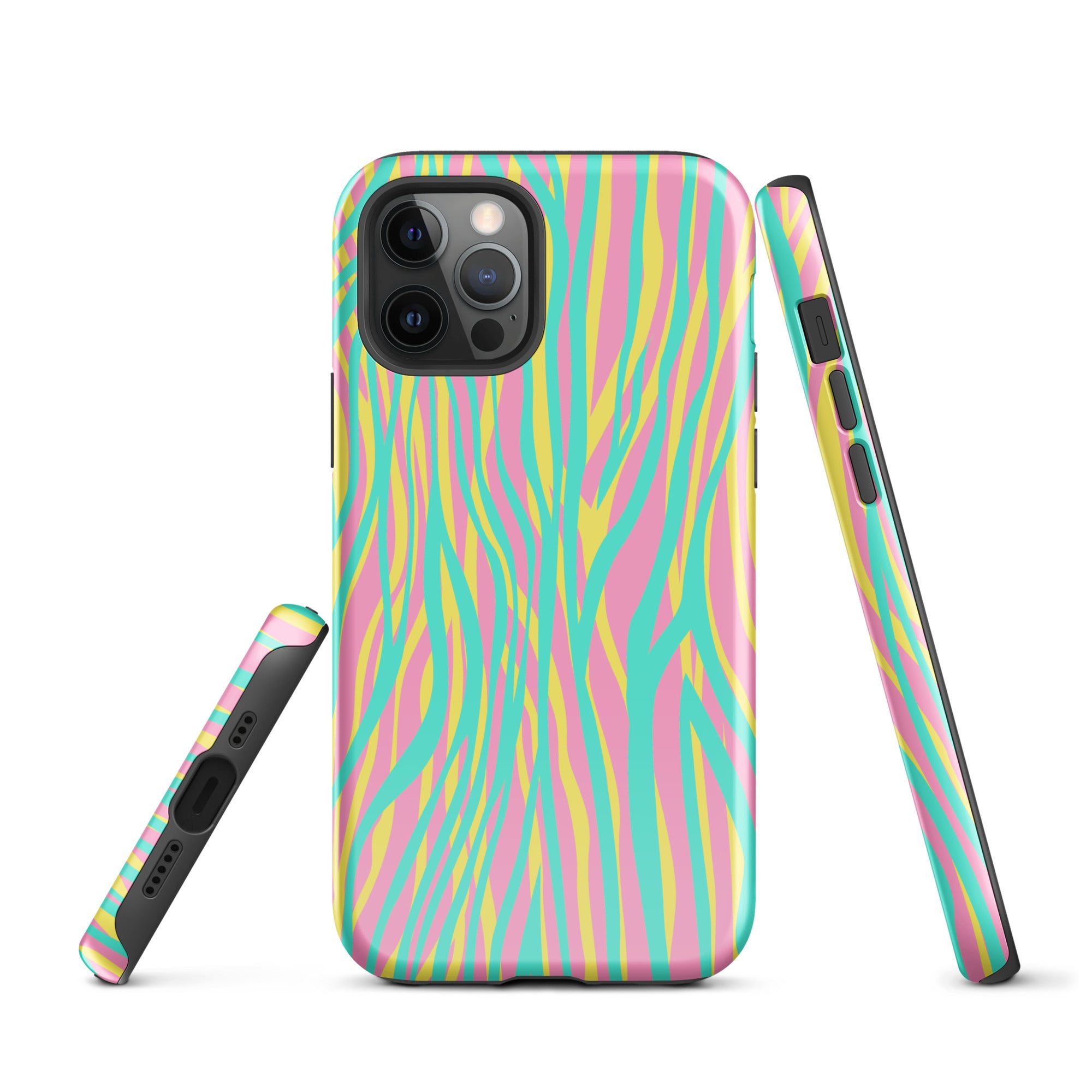 Tough Case for iPhone®- Funky Zebra Pattern 01