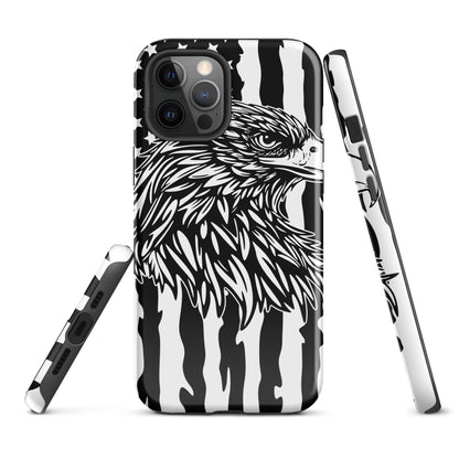 Tough Case for iPhone®- Eagle Mono