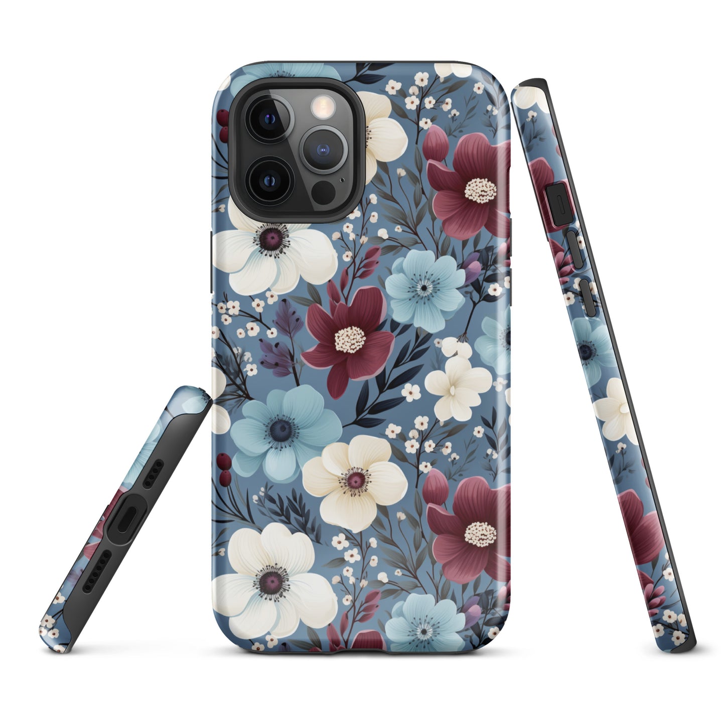 Tough Case for iPhone®- Floral Pattern II