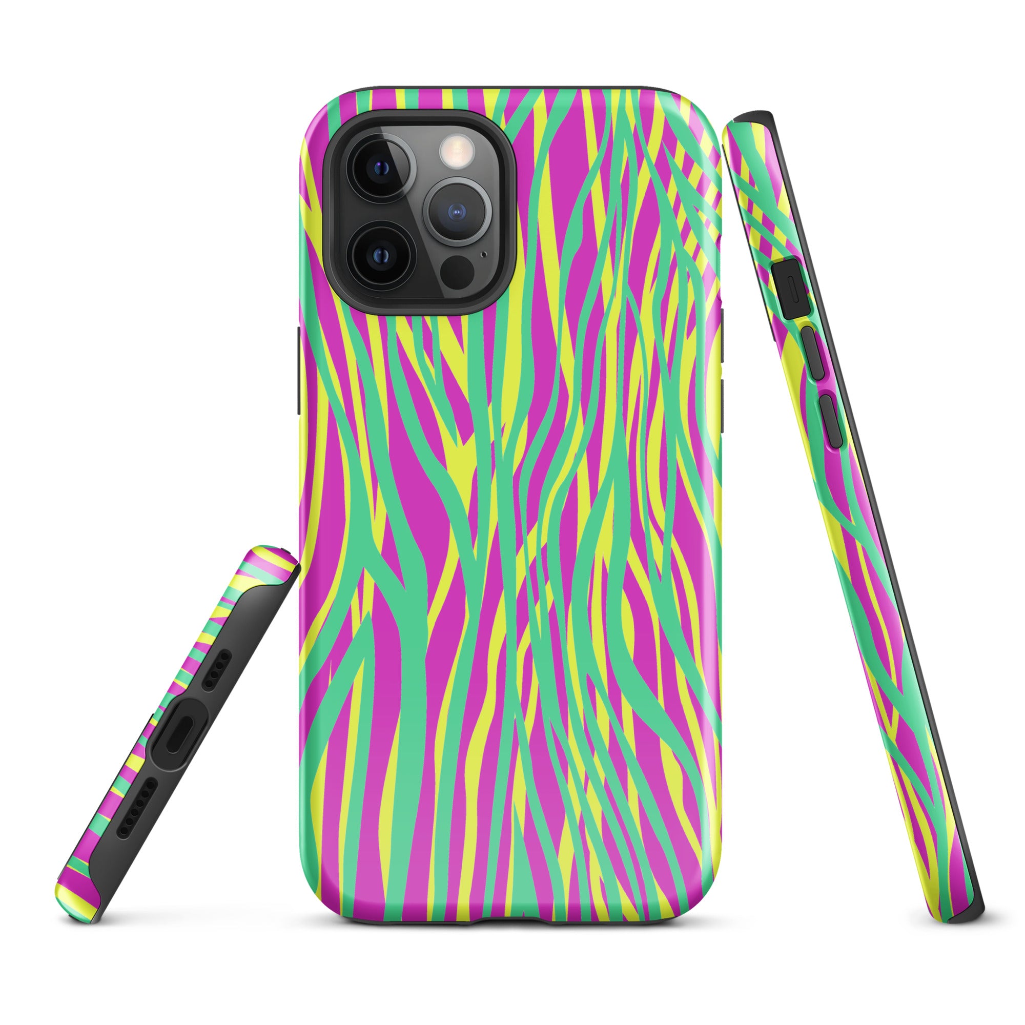 Tough Case for iPhone®- Funky Zebra Pattern 02