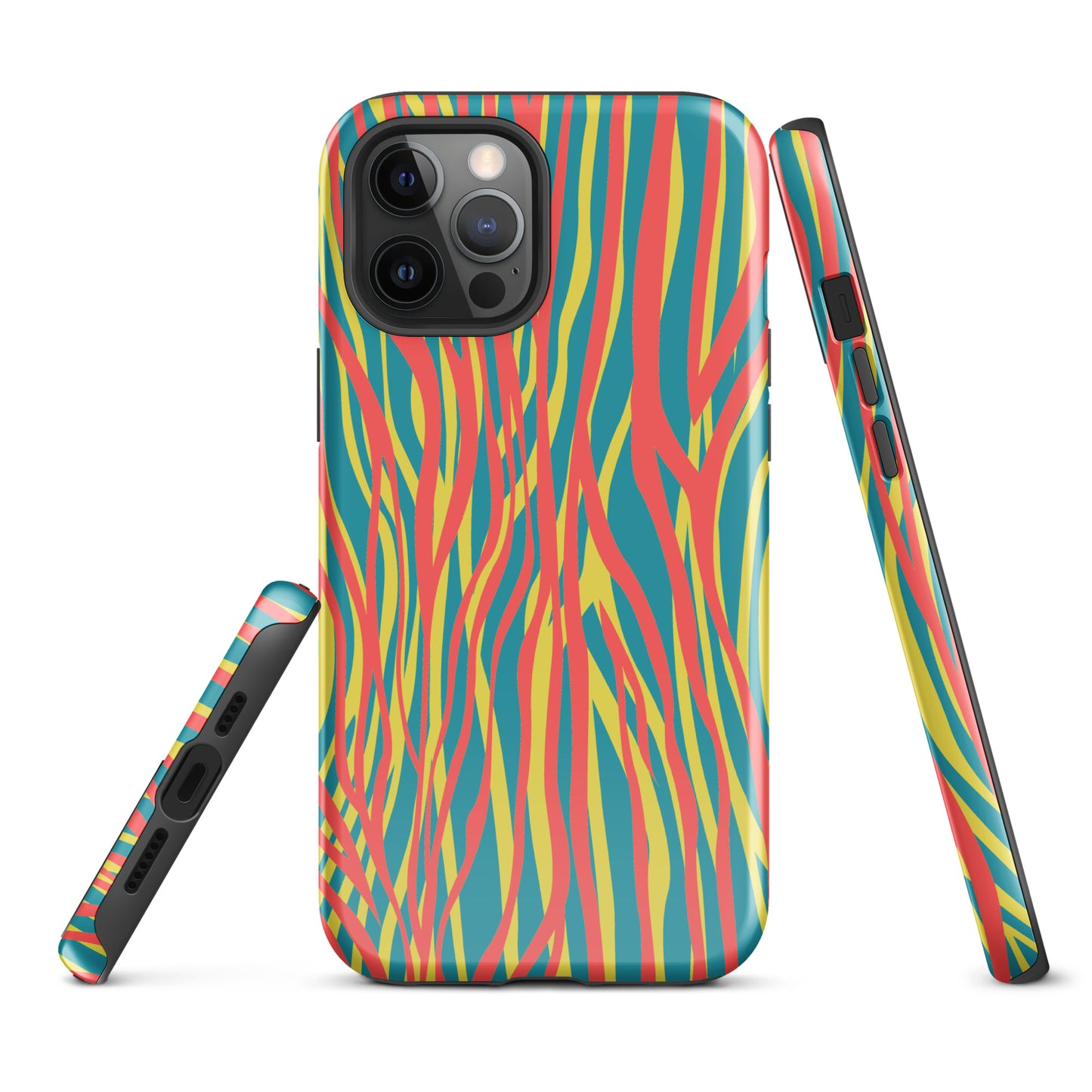 Tough Case for iPhone®- Funky Zebra Pattern III