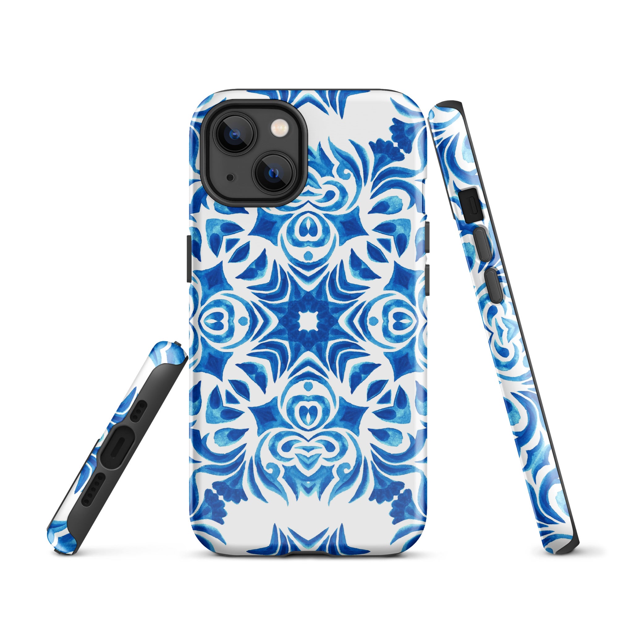 Tough Case for iPhone®- Majolica Pattern III