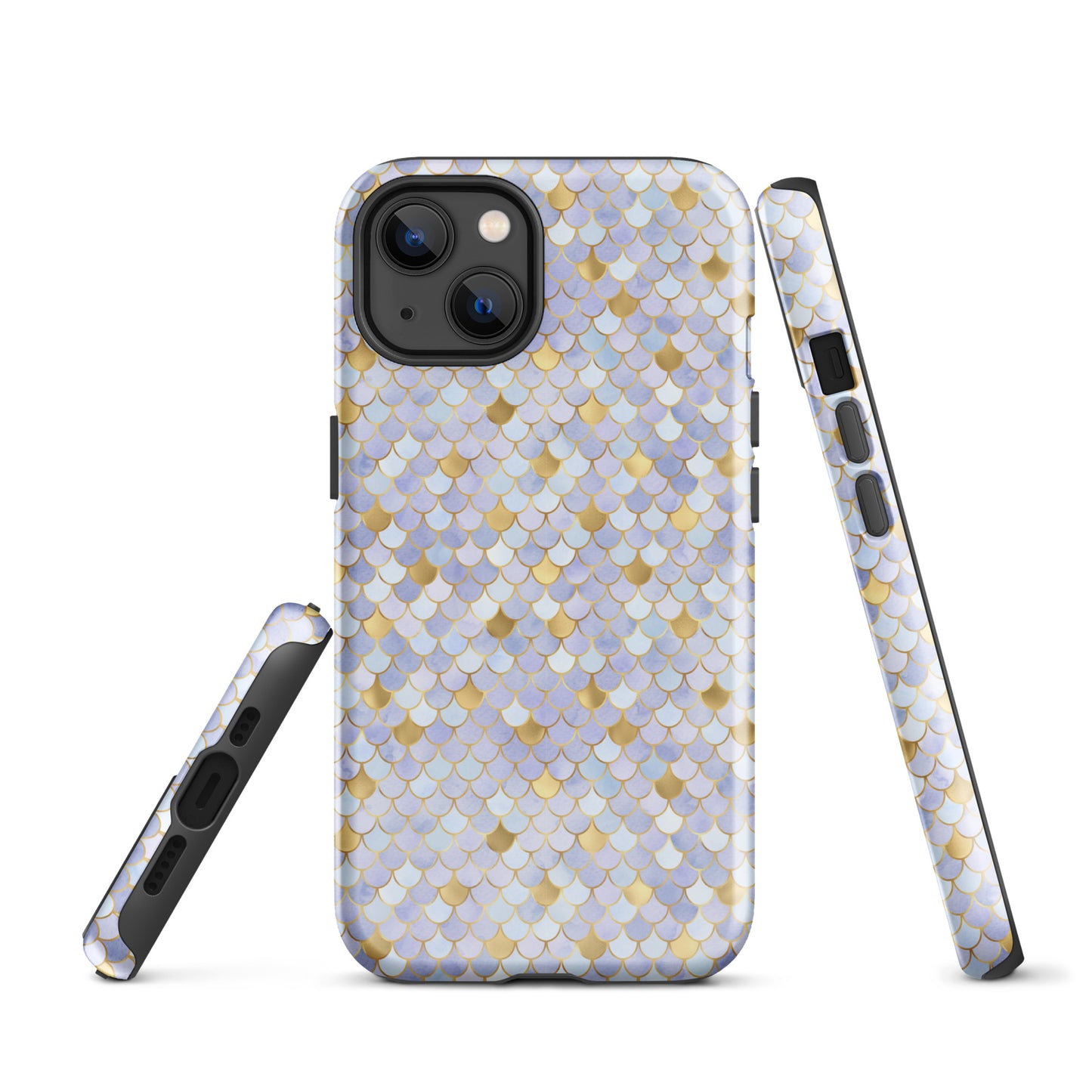 Tough Case for iPhone®- Mermaid Skin Purple