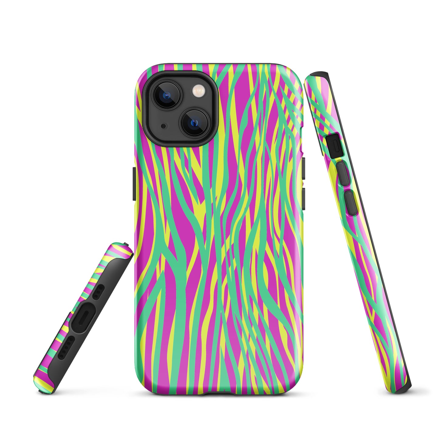 Tough Case for iPhone®- Funky Zebra Pattern II