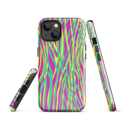 Tough Case for iPhone®- Funky Zebra Pattern II