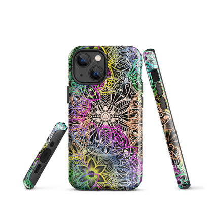 Tough Case for iPhone®- Multicolour Mandala