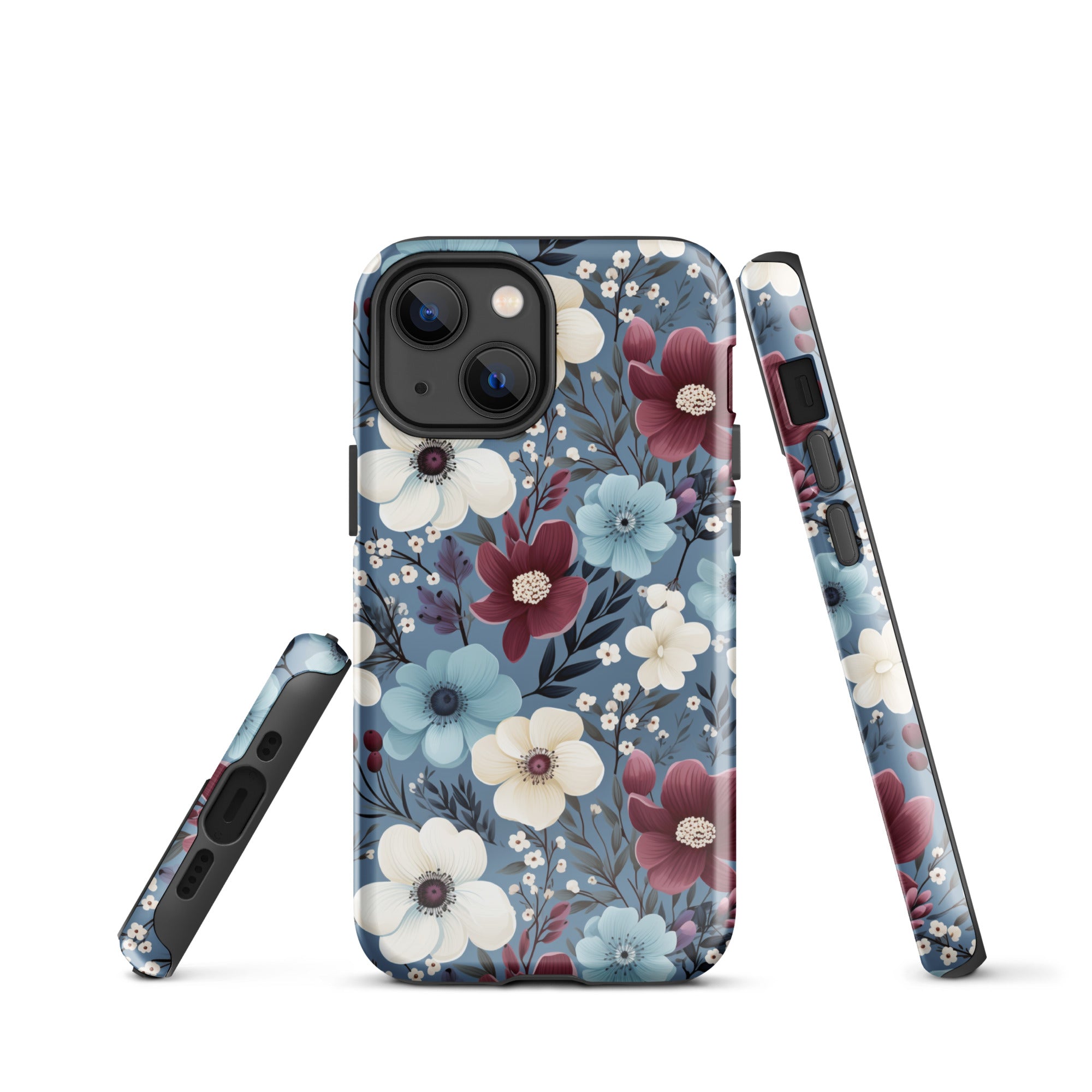 Tough Case for iPhone®- Floral Pattern II