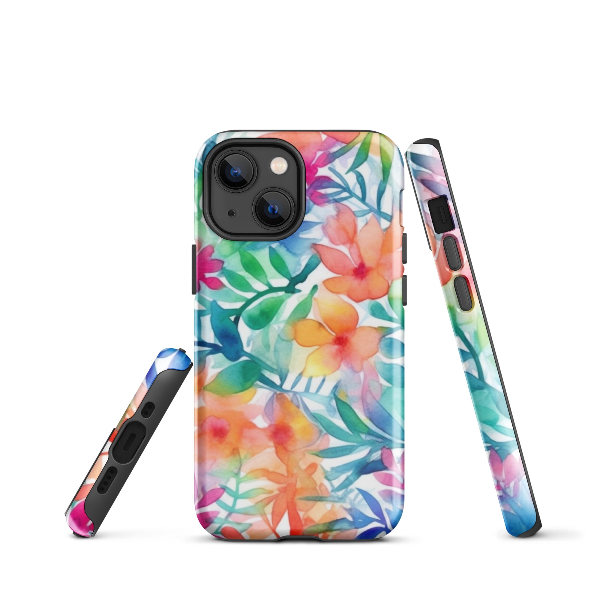 Tough Case for iPhone®- Floral Pattern III