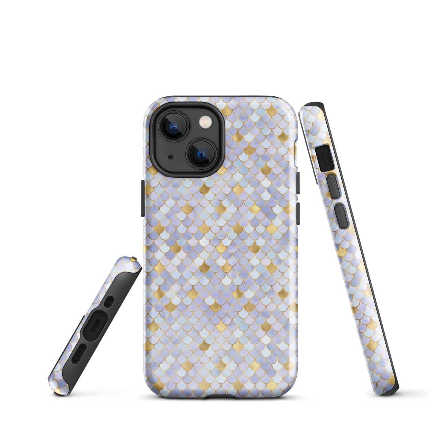 Tough Case for iPhone®- Mermaid Skin Purple