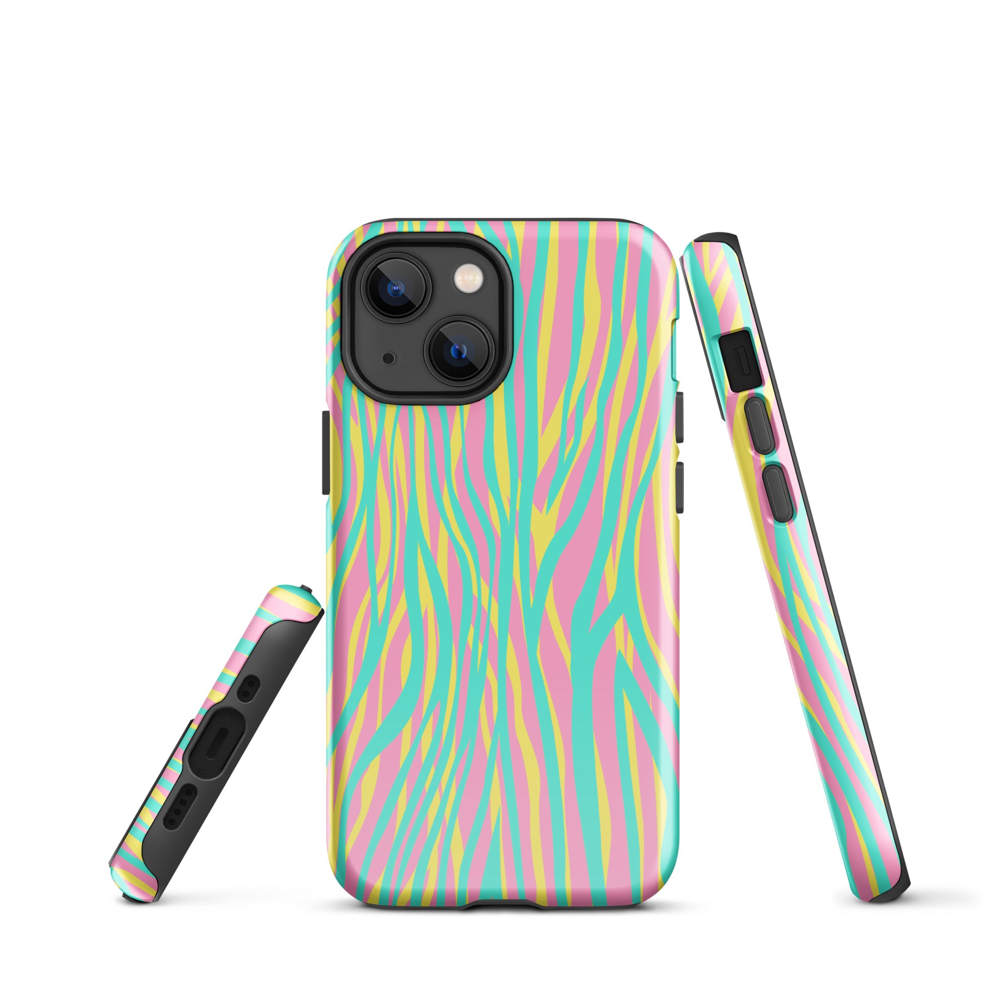 Tough Case for iPhone®- Funky Zebra Pattern I