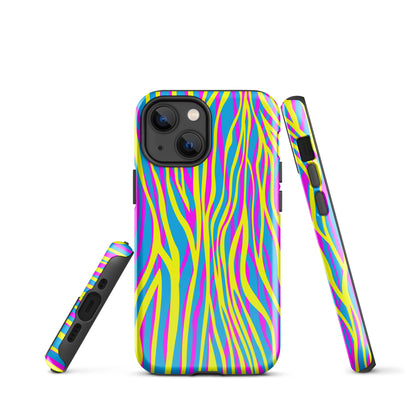 Tough Case for iPhone®- Funky Zebra Pattern IV